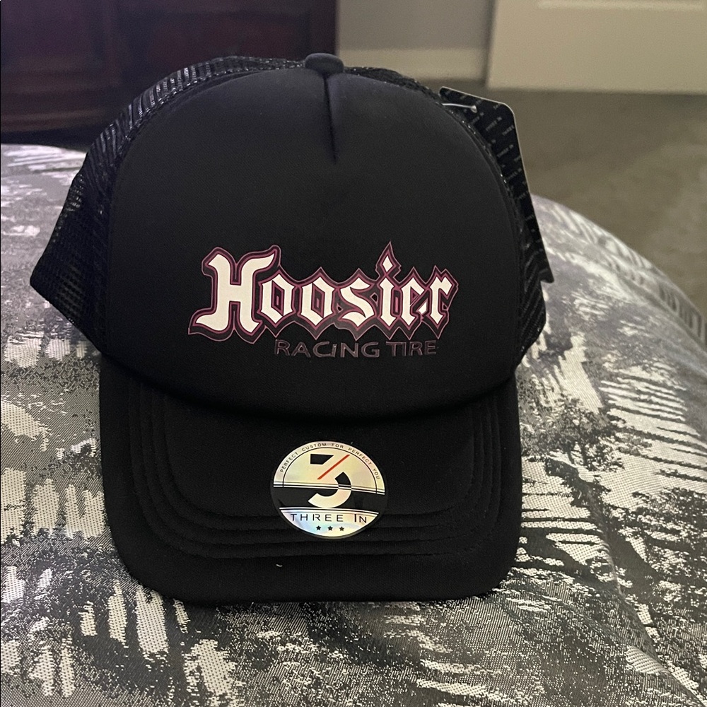 Hoosier Black Trucker Hat